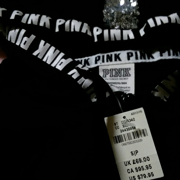 HTF VS Pink Bling Hoodie & Shorts Set - Picture 8 of 8